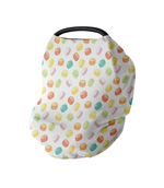 Sweet Macarons Car Seat Cover - Cradle Comforts Co.