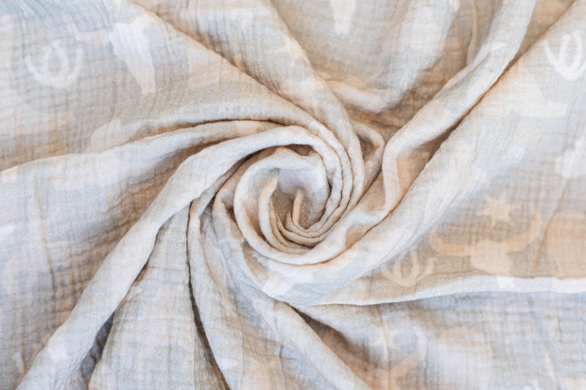 Yippee Ki Yay Swaddle Blanket - Cotton Gauze