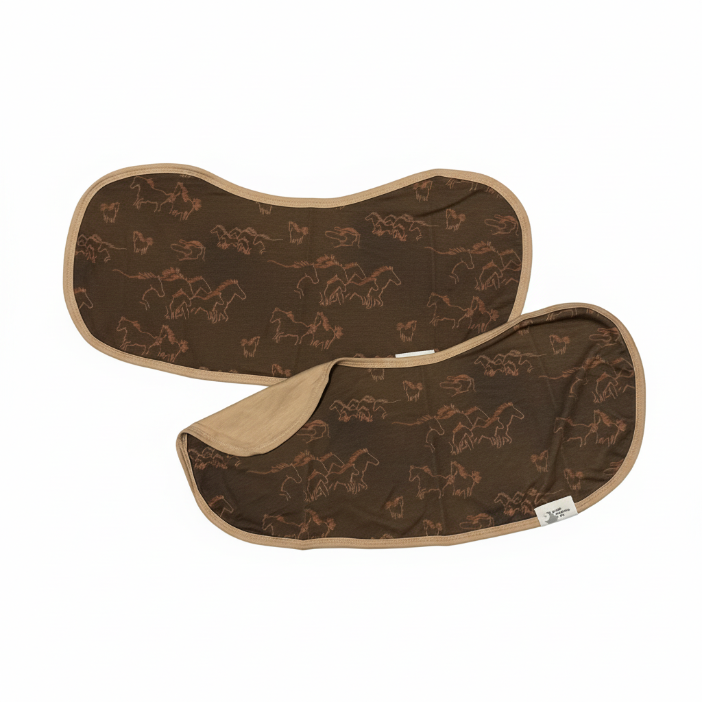 Burp Cloths - Patterned Pair