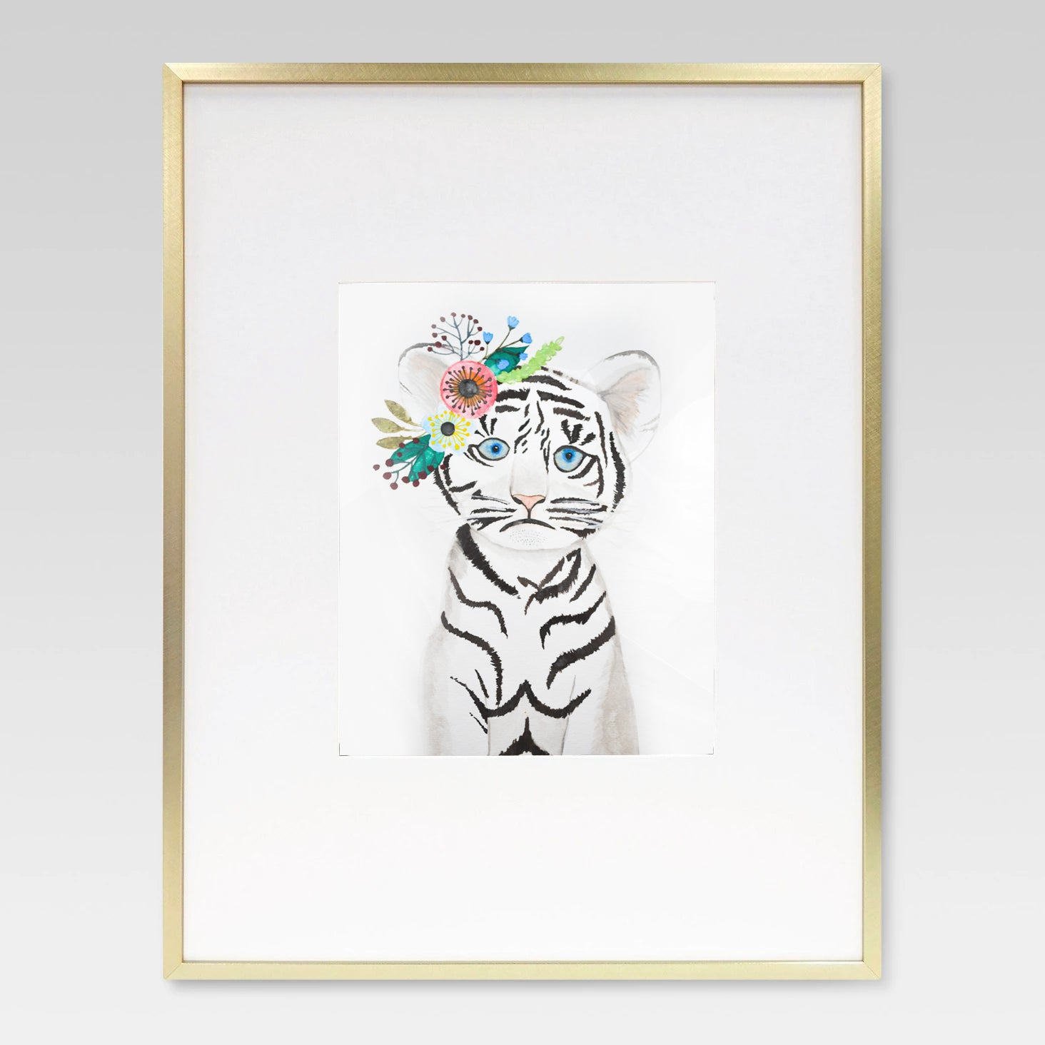 Boho Baby Lion, Tiger, and Bear Cubs Watercolor Print Set - Lindsay Ann Artistry