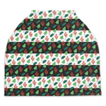 Trees & Holly Car Seat Cover, Nursing Cover for Christmas Baby - Lindsay Ann Artistry